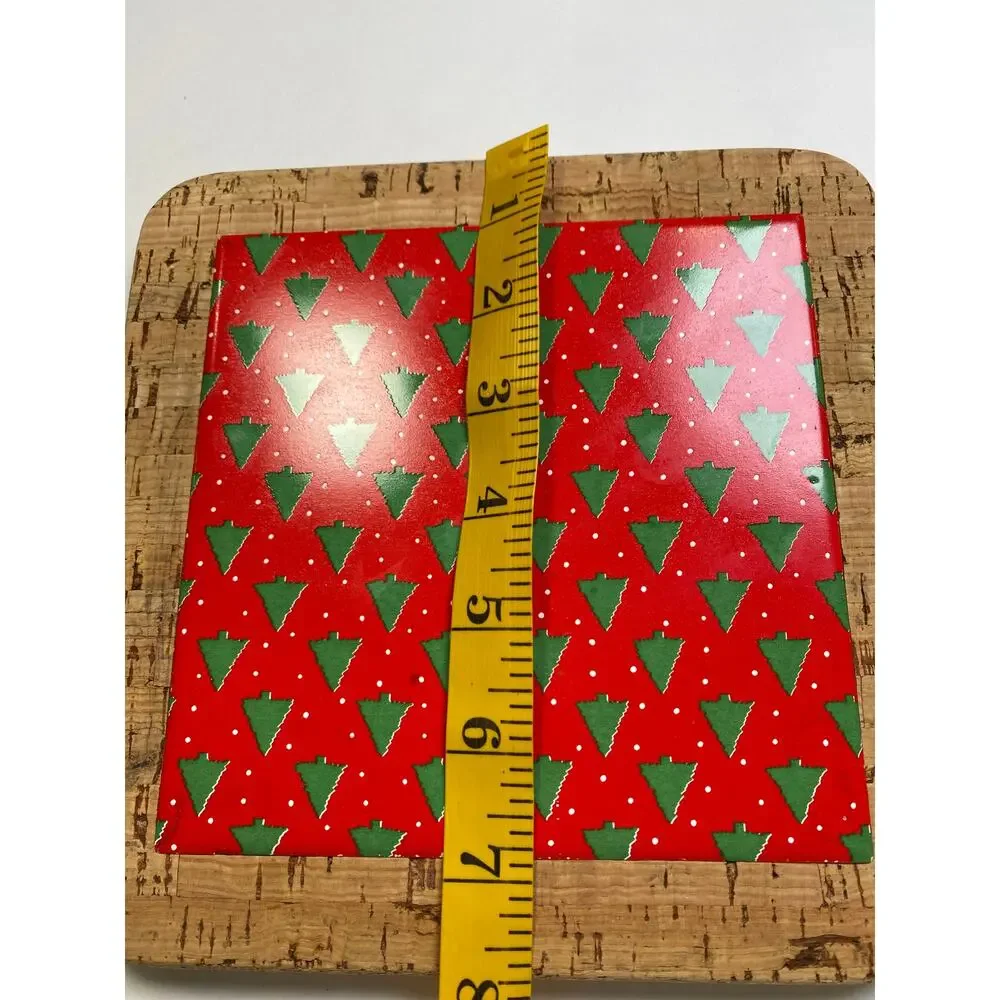 Vintage Knobler Christmas Tree‎ Holiday Trivet Portugal 7.5